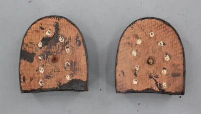 Bota Vaquera De Colección Años 40 50 Cuero Apilado Tacones Negros Talla 10 años 40 años 50 Foto 1 de 4