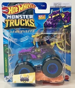Hot Wheels Monster Trucks Steer Clear 1/6 Beast Bashers - Imagen 1 de 2