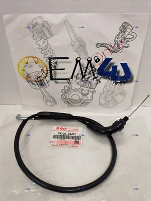 Suzuki Genuine OEM Throttle Cable 1978 - 2006 JR50 JR 50 58300-04432 - Image 1 of 2