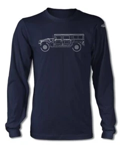 Hummer H1 Station Wagon 4x4 T-Shirt - Long Sleeves - Side View - Picture 1 of 20