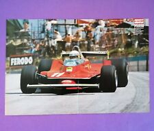 altes Poster Jody Scheckter Ferrari 312 T4 Formel 1 Grand Prix Südafrika 1979