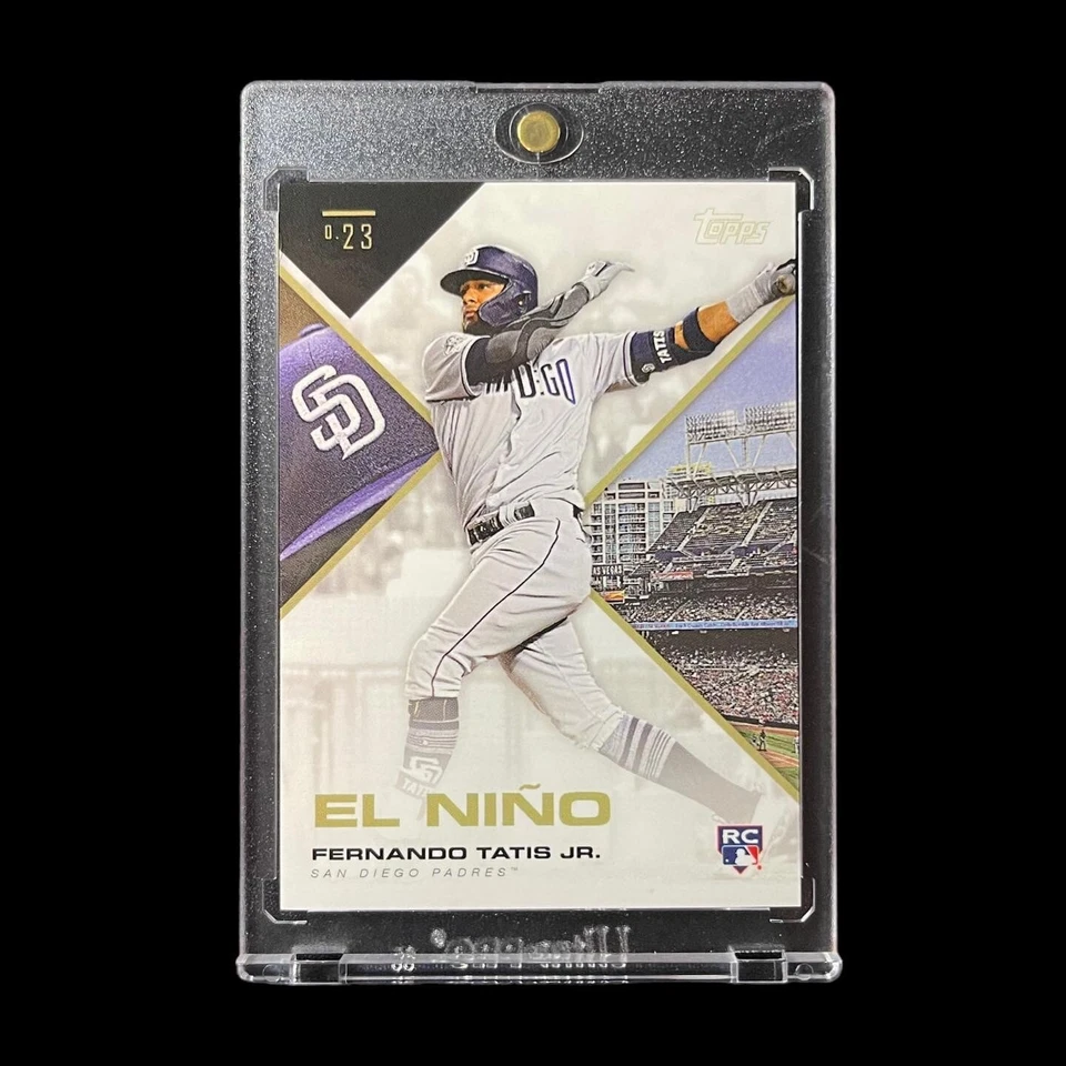 2019 Topps X Tatis Jr. 0.23 Fernando Tatis Jr. Nicknames El Niño Rookie Padres - Image 1 of 1