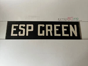 Newcastle Consett 1960s Linen Destination Bus Blind 32" - Esp Green - Picture 1 of 12