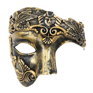 Men's Venetian Steampunk Roman Warrior Masquerade Party Mask Ball Halloween Prom - Picture 1 of 27