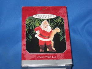 1998 Hallmark Nick's Wish List Santa Claus - Picture 1 of 2