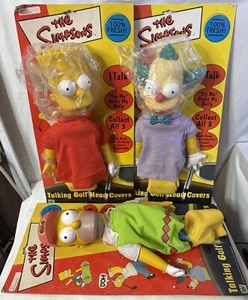 Cubiertas para cabeza de palo de golf parlante Simpsons 3 Bart Homer Krusty caja de voz funcional de colección - Imagen 1 de 7