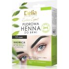Delia Eyebrow Expert Pudrova HENNA Brow Powder Tint Black / Brown  4gr
