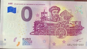 Geldschein 0 Euro Freund Werkstatt Museum LUFTBRÜCKE Frankreich 2018 Nummer 1000 - Bild 1 von 1