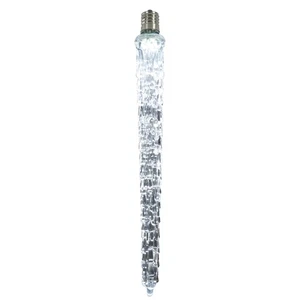 Vickerman 12" LEDCool Wht Falling Icicle Bulb E12 - XICE775 - Picture 1 of 1