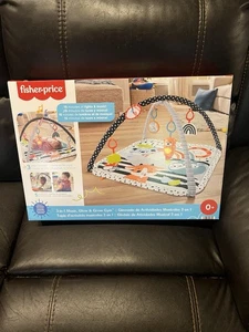 Fisher-Price 3-in-1 Music, Glow and Grow Gym Set Brand New - Picture 1 of 2