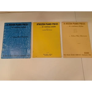Ein Dutzend Klavierstücke in verschiedenen Stilen Bücher Edna Mae Burnam Musikanfang - Bild 1 von 1