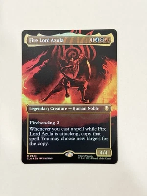 Fire Lord Azula (0334) (Borderless) Avatar: The Last Airbender Foil Free Ship - Image 1 of 2