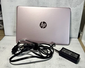 HP Laptop 14-CF2112WM 14" Intel Celeron Pink N4120 1.10GHz 4GB RAM 128GB SSD - Picture 1 of 22