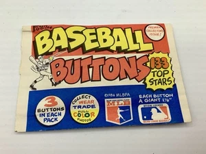 Vintage US 1984 Major League Baseball MLB 3 Buttons Badge Unopened New/Old Stock - Picture 1 of 10