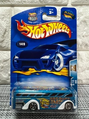 Autobús Hot Wheels Work Crewsers 3/10 2003 #149 azul Foto 1 de 4
