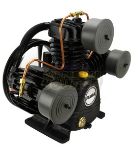 Puma 3 Cylinder 1 Single Stage Cast Iron Air Compressor Pump 22 SCFM - Picture 1 of 6