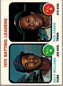 1973 Topps - League Leaders Rod Carew, Billy Williams #61 - Picture 1 of 2