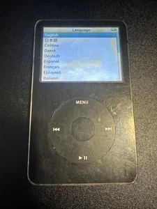 Apple iPod classic 5th Generation Black (30 GB) Bad Lock Switch - See Pictures - Picture 1 of 4