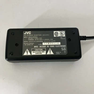 JVC AA-V11U AC Power Adapter Input- AC110-240V 23W ,Output- 8.5V 1.3A 6.3V 1.8A - Image 1 of 4