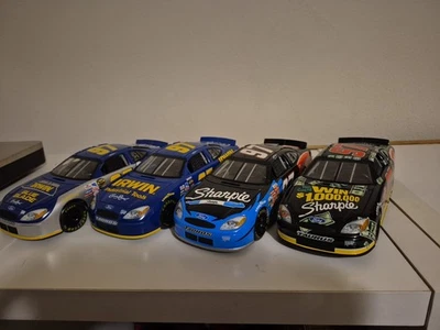 Lot Of 4 Team Caliber Diecast Nascar Kurt Busch #97 1:24 Scale Cars - Image 1 of 4