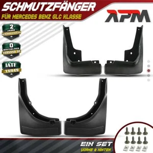 4x dirt catchers front + rear for Mercedes Benz GLC class X253 year 2015-2016 - Picture 1 of 7