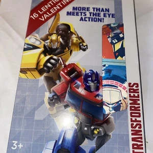 Tarjetas de aula Transformers Día de San Valentín 16 unidades juguete lenticular Prime Buzz - Imagen 1 de 5