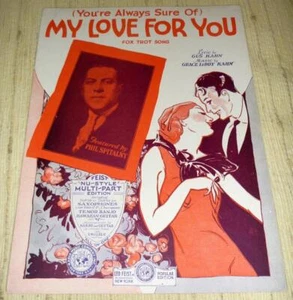 Phil Spitalny Sheet Music - (Youre Always Sure Of) My Love For You (1920) - Picture 1 of 1