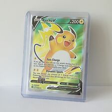 Pokemon 2022 - Brilliant Stars Raichu V Ultra Rare Card 158/172 - Pack Fresh