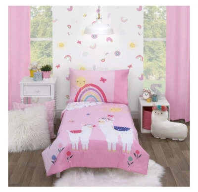 Parent's Choice 4-Piece Llama Toddler Bedding Set 42455 - Image 1 of 4