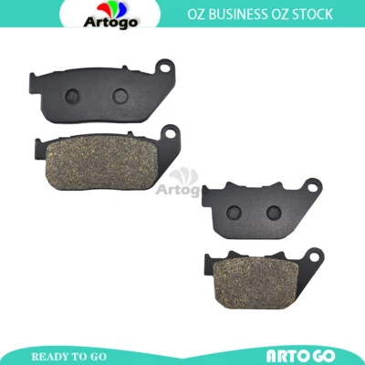 Pastillas de freno delanteras + traseras para Harley-Davidson XL 883 Sportster Standard 2004-2008 Foto 1 de 3