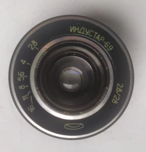 Lens Industar-69 M39 mount 2.8/28mm - Imagen 1 de 11