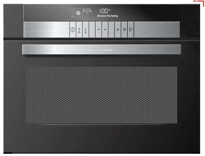 Grundig Kompaktofen GEKW 47000 B Mikrowellenbackofen 45 Nische Multifunktion - Bild 1 von 1