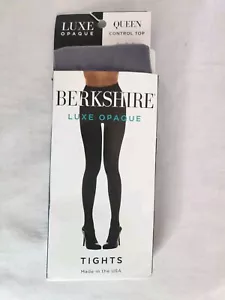 Berkshire Women's Luxe Opaque Queen Control Top Tights 5x-6x, Grey New Soft - Picture 1 of 3