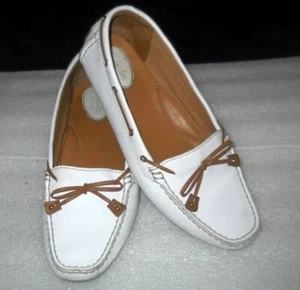 Clarks Artisan White Driving Loafers Sz. 8½ W - Picture 1 of 13