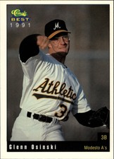 1991 Modesto A's Classic/Best #10 Glenn Osinski