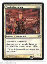 Caminafuego kor foil awakening world spanish Firewalker worldwake mtg magic nm