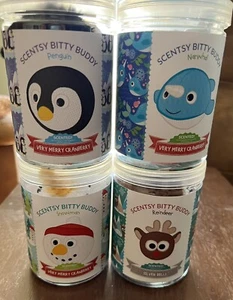 Scentsy Bitty Buddy Scented Memory Foam Christmas bundle Set Of 4.🎄🎄🎄 - Picture 1 of 1