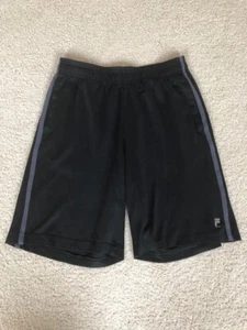 FILA Sport Youth Boys Athletic Gym Shorts - Size YL Large - Black/Gray - Picture 1 of 2