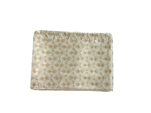 1 Volant nach Maß Handarbeit extra breit Luxus Vorhang gold hellbraun Geo Print Designer - Bild 1 von 6