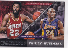 Kobe Bryant Joe Bryant 2013-14 Panini Family Business #8 Lakers