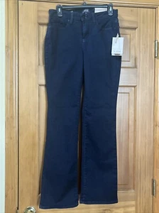 NYDJ Barbara Jeans Bootcut, tiro alto, control de barriga enjuague azul, talla 4, $99, nuevos con etiquetas - Imagen 1 de 12