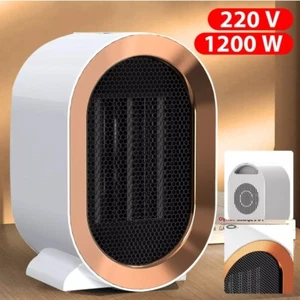 1200W Mini Elektrische Keramik Raumheizung Tragbare Heizung Warm Ventilator Home Office UK - Bild 1 von 11
