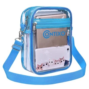 Bolso Bandolera Contixo TB03 Transparente para Estadios Eventos, PVC, Bolso Mensajero - Imagen 1 de 27