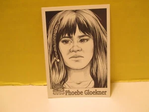 Tarjeta coleccionable de autor de librero #575 Phoebe Gloeker 2003 para diario de niña adolescente - Imagen 1 de 3