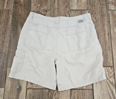 Columbia Sportswear Flat Front Shorts Cotton Utility Cargo Tan 9 inch 40 W 2XL - Image 1 of 4