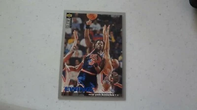 1995 UPPER DECK COLLECTOR'S CHOICE #244 PLAYERS CLUB PATRICK EWING CARD - Image 1 of 2