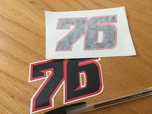 Loris Baz Startnummer 76 - (Paar) - Bild 1 von 1