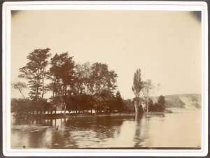 19x25 - PAYS BASQUE, Île des Faisans (Konpantzia) Bidassoa, citrate print c.1897 - Picture 1 of 1