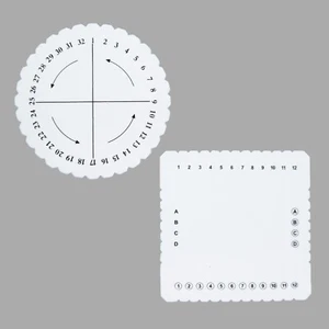 Kumihimo Macrame Braiding Boards Discs Plates Round Square Various Types - Picture 1 of 4