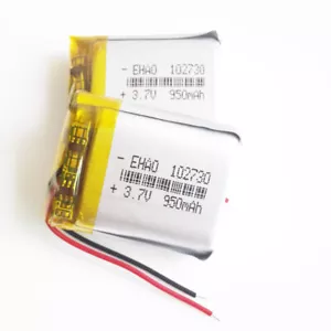 Batería recargable de polímero lipo lipo Li de 3,7 V 102730 950 mAh para reloj GPS Mp3 2 un. - Imagen 1 de 3